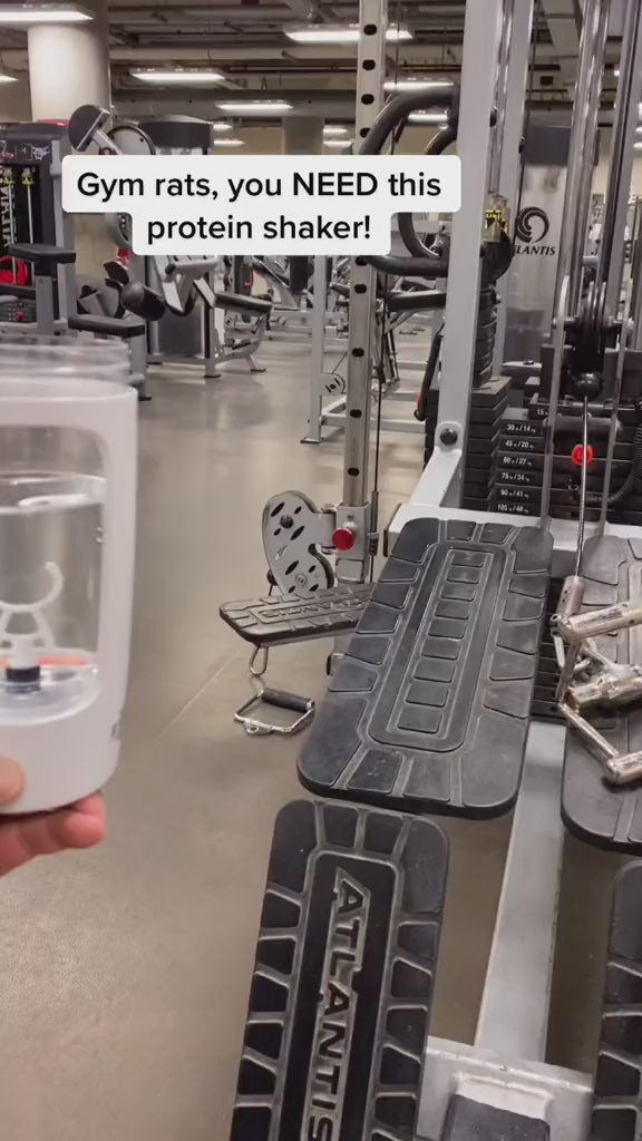 Portable Electric Protein Shaker Bottle – Smooth Shakes Anywhere, Anytime